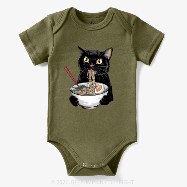 Ramen Black Cat Bodysuit