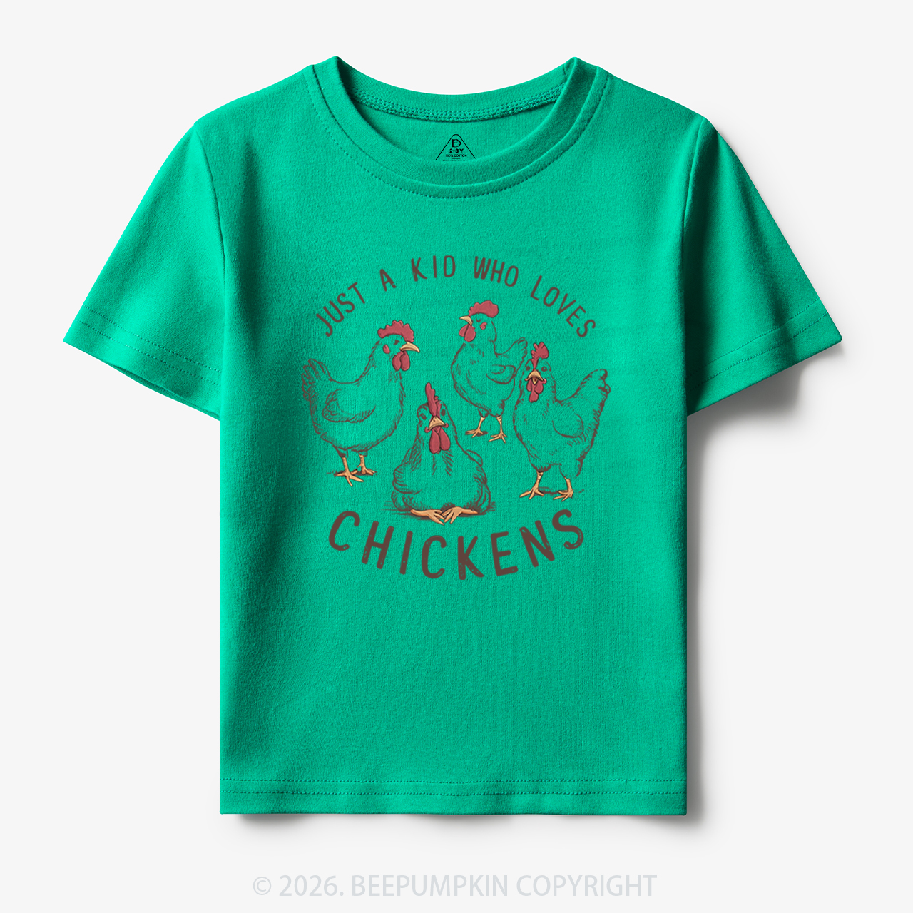 Just A Kid Who Loves Chickens Toddler&Kid's Tees