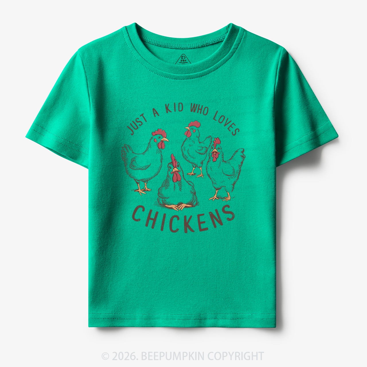 Just A Kid Who Loves Chickens Toddler&Kid's Tees