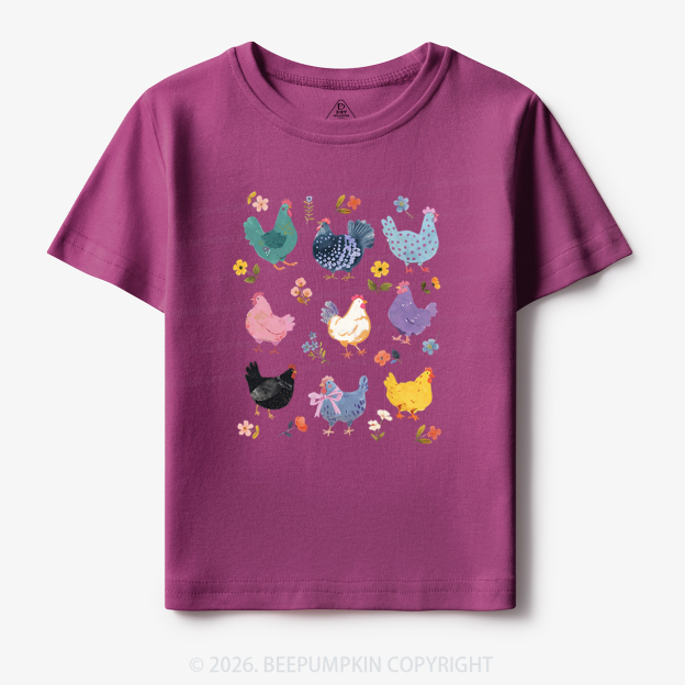 Funny Chicken Lovers Toddler&Kid's Tees