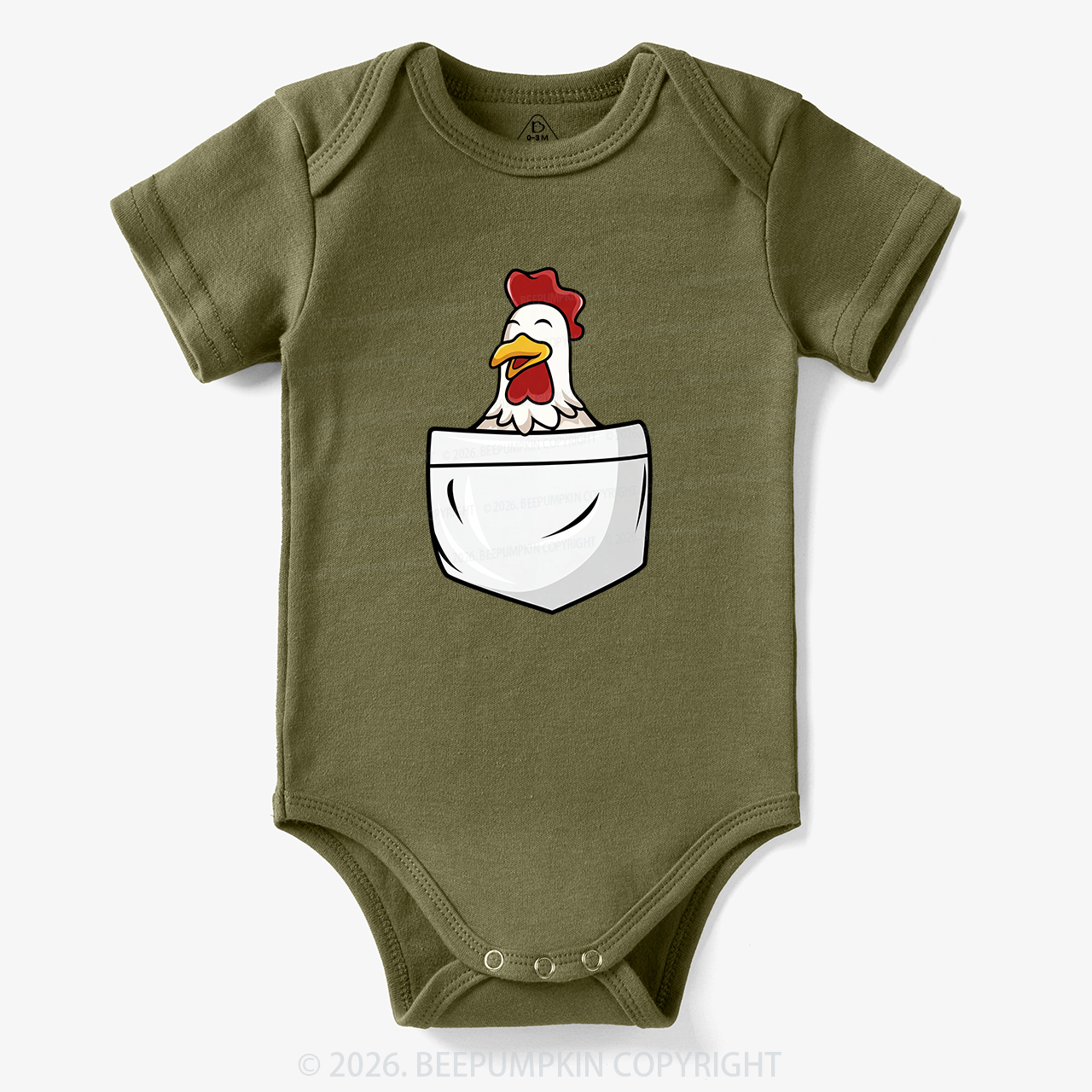 Pocket Chicken Bodysuit