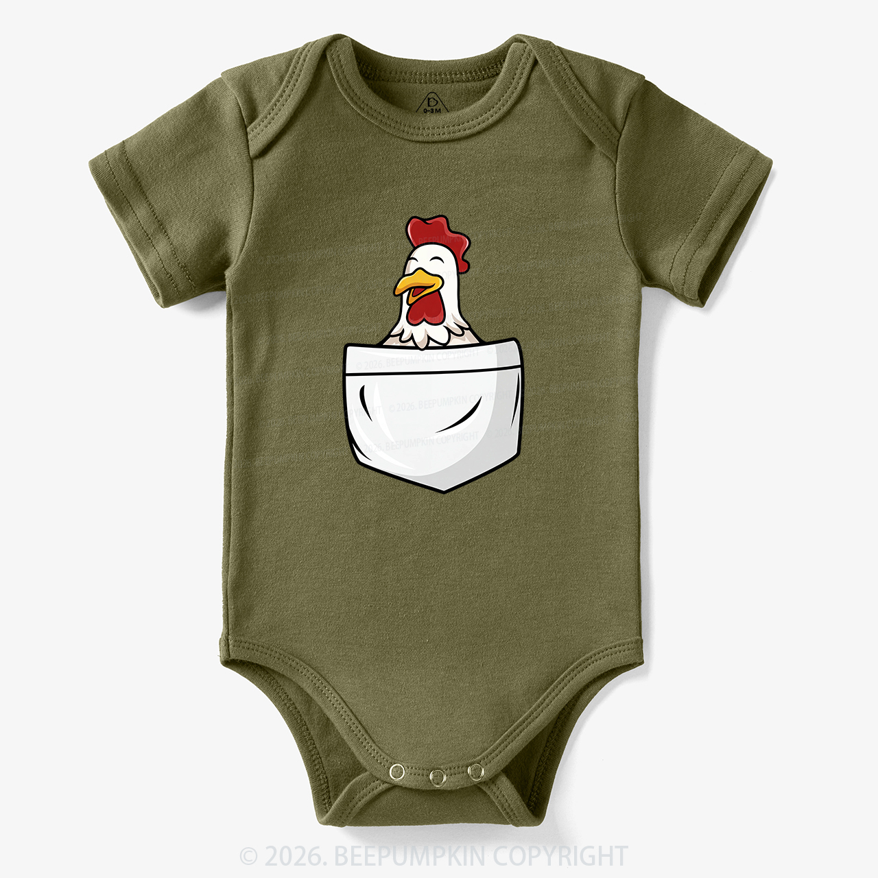 Pocket Chicken Bodysuit
