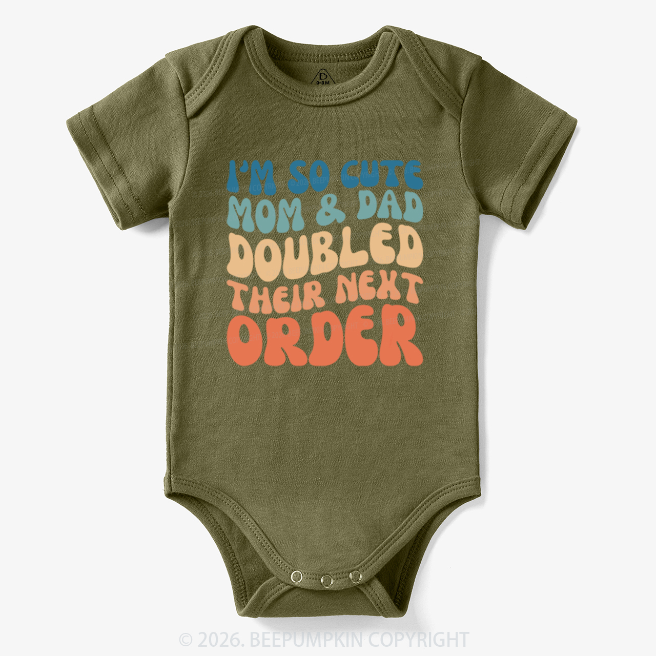 I'm So Cute Mommy And Daddy Doubled Their Next Order Bodysuit