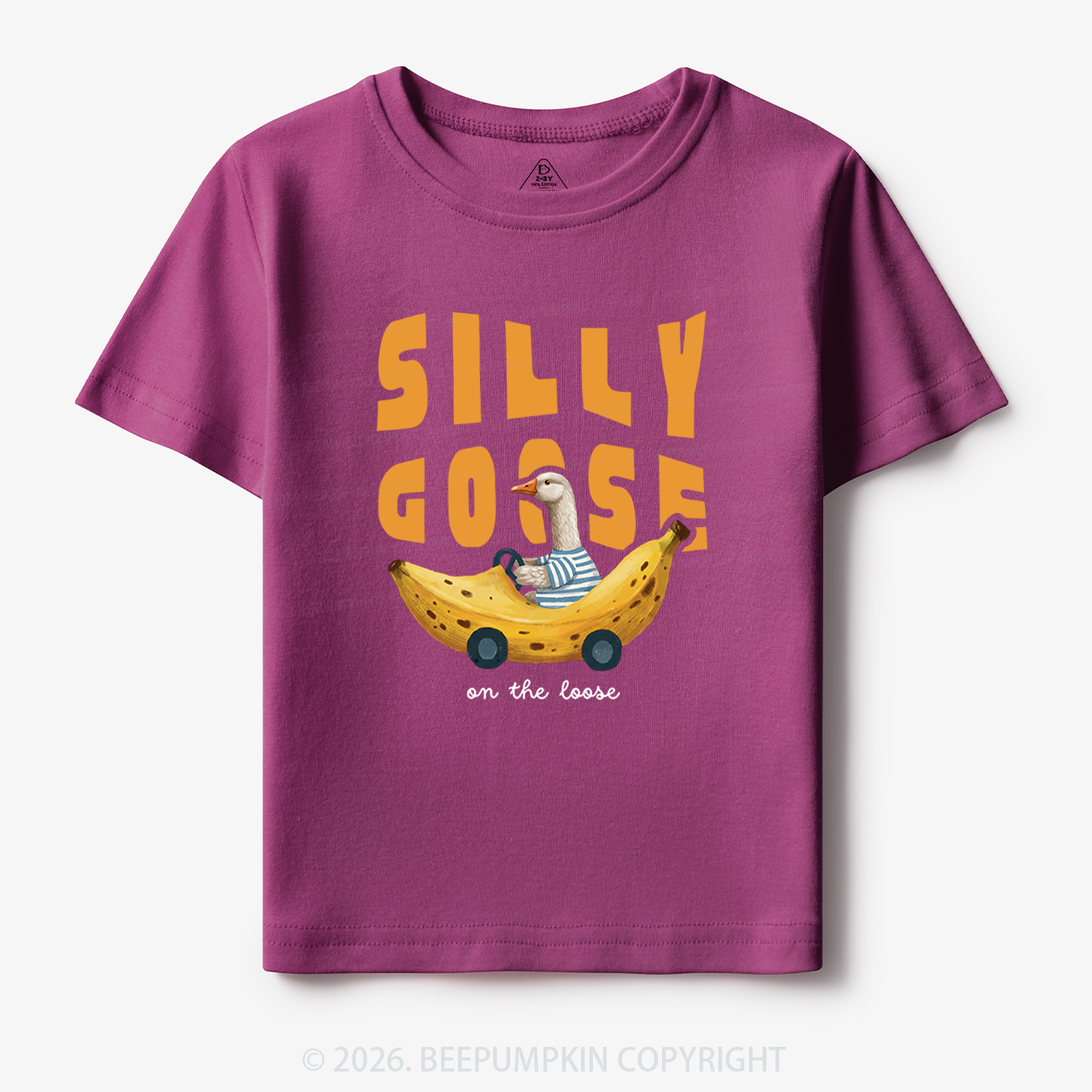 Silly Banana Goose On The Loose Funny Toddler&Kid's Tees