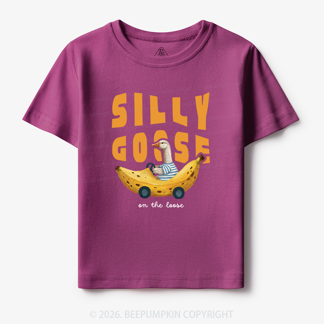 Silly Banana Goose On The Loose Funny Toddler&Kid's Tees
