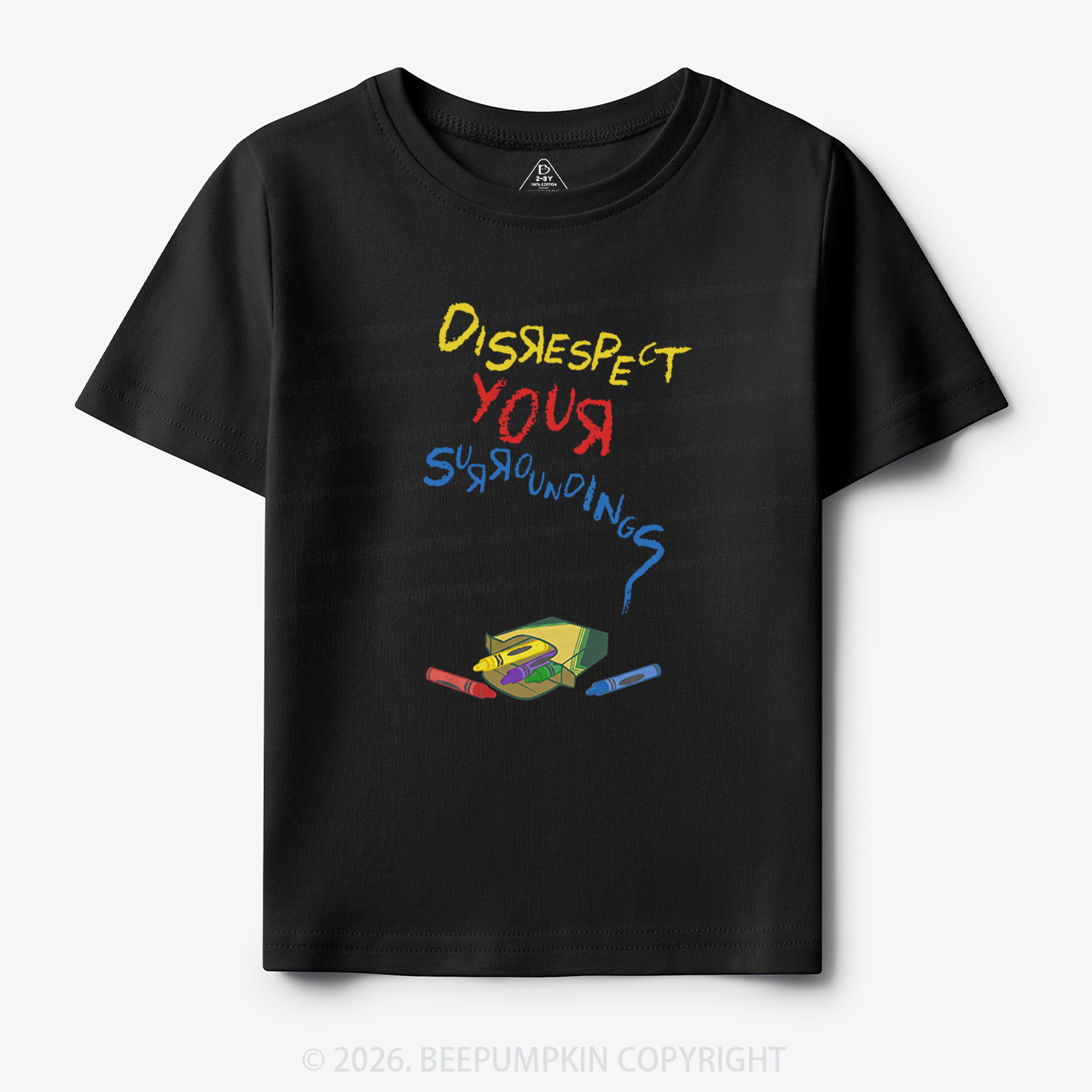 Punk Embrace Chaos Crayon Graffiti Toddler&Kid's Tees