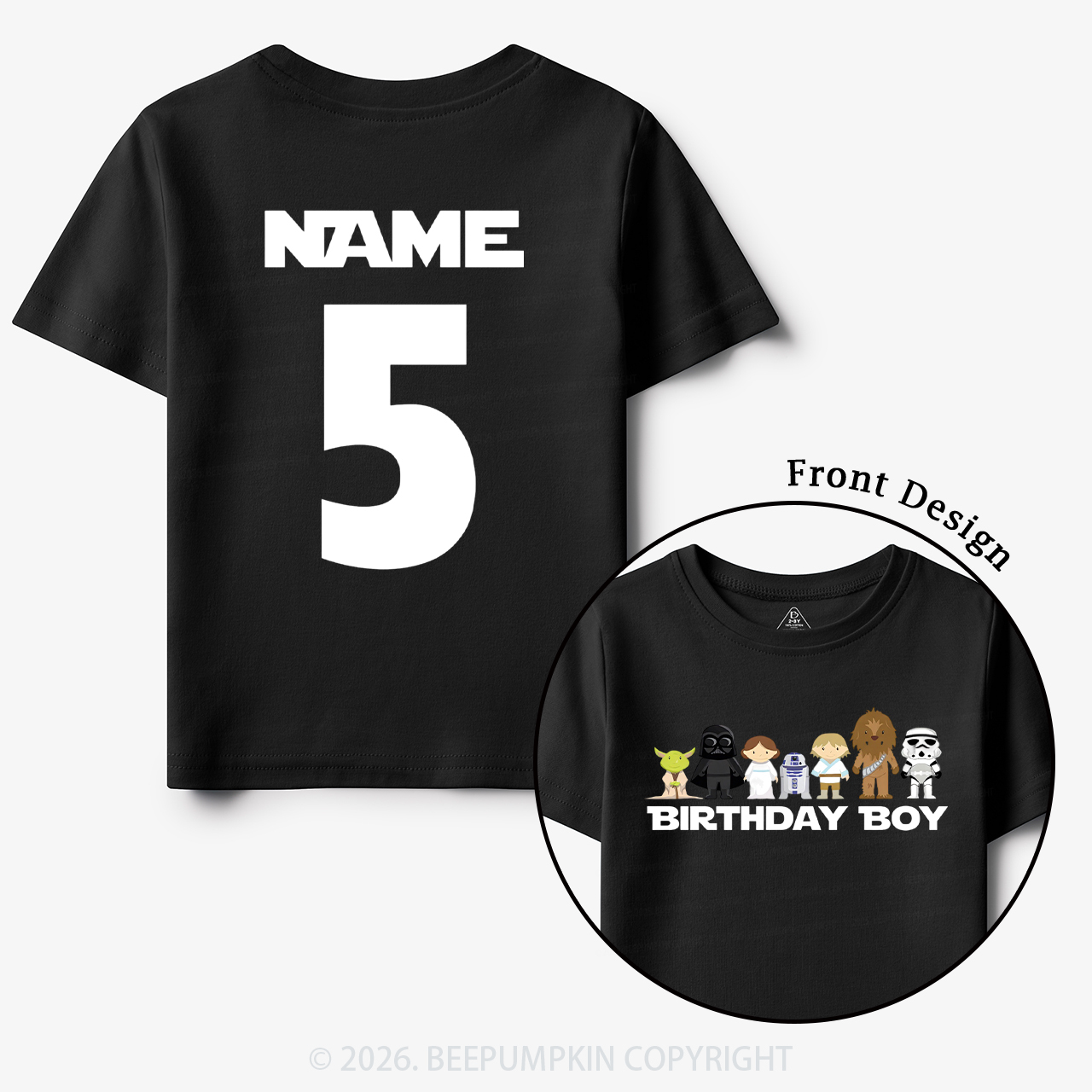 Space Hero Birthday Galaxy Party Toddler&Kid's Tees