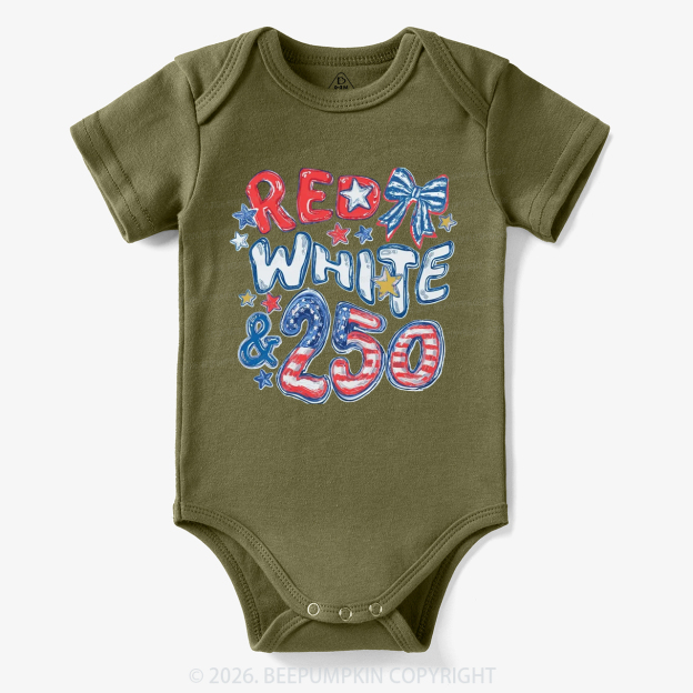 Red White & 250 Anniversary Bodysuit