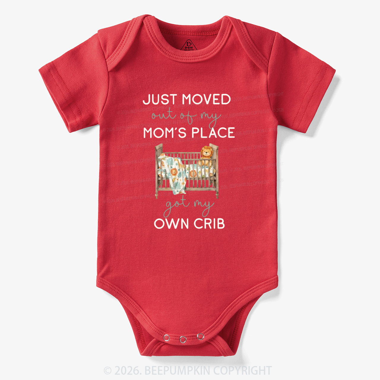 Moved out of my Mom's Place Got My Own Crib Funny Bodysuit