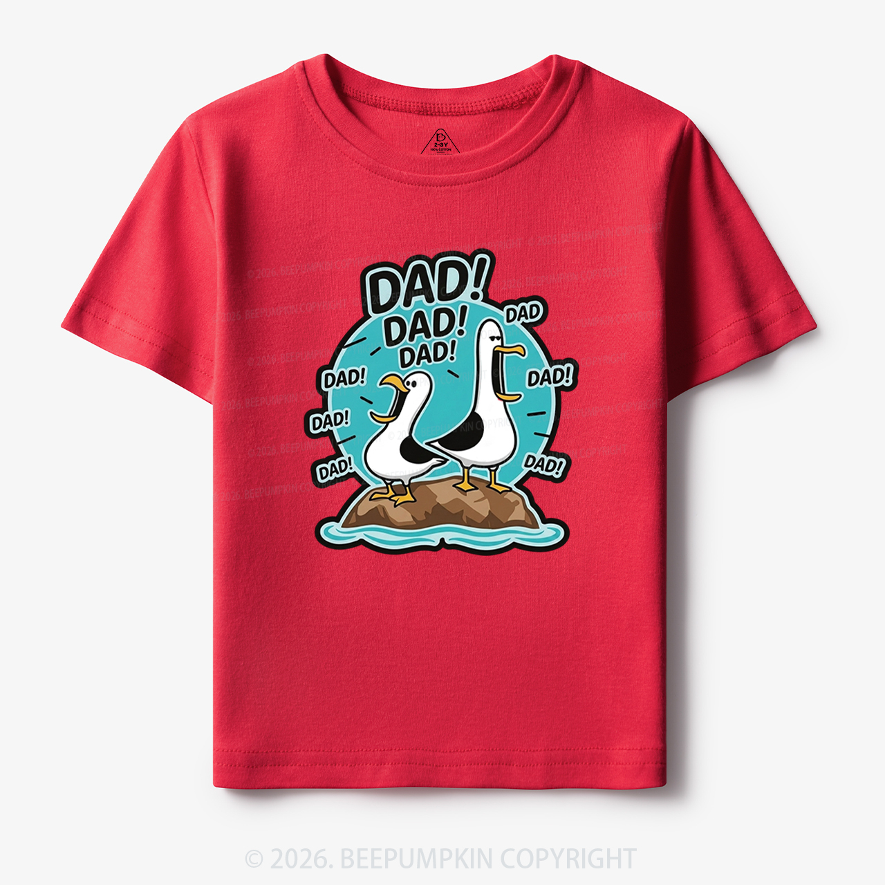 Funny Seagull DAD Toddler&Kid's Tees