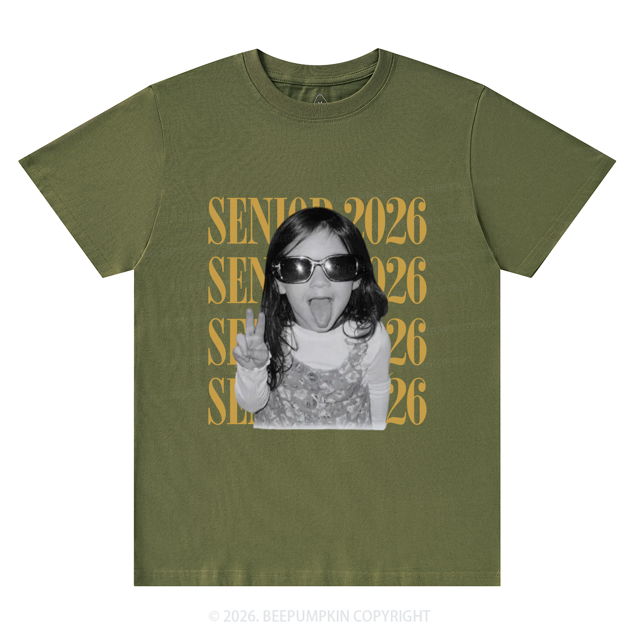 Personalized Vintage Photo And Year Senior T-Shirts