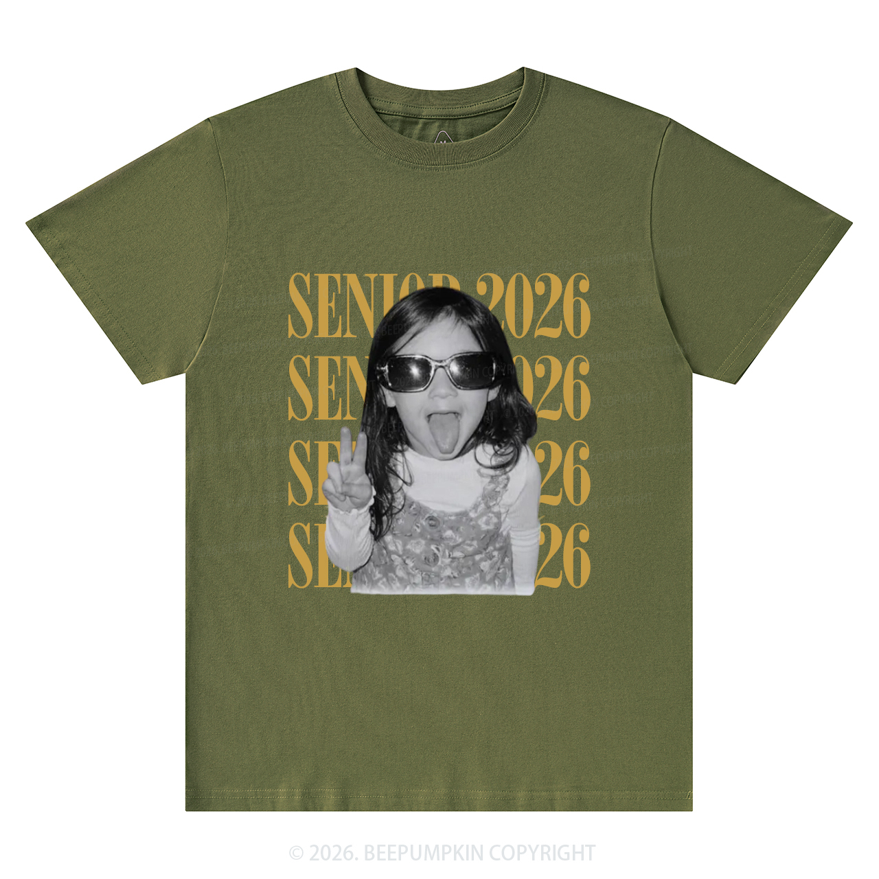 Personalized Vintage Photo And Year Senior T-Shirts