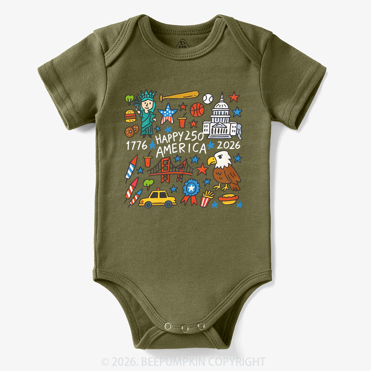 America 250th Anniversary Bodysuit