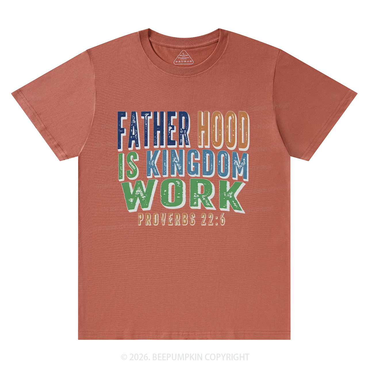 Christian Dad Fatherhood Is Kingdom Work T-Shirts