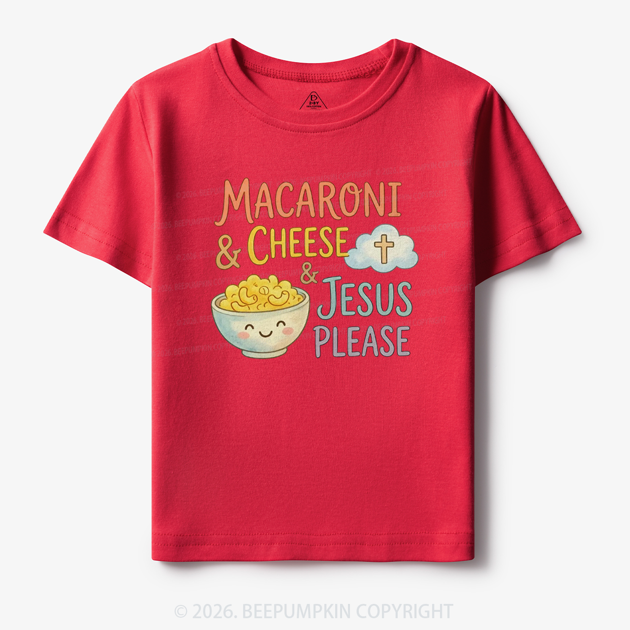 Macaroni & Cheese & Jesus Please Toddler&Kid's Tees