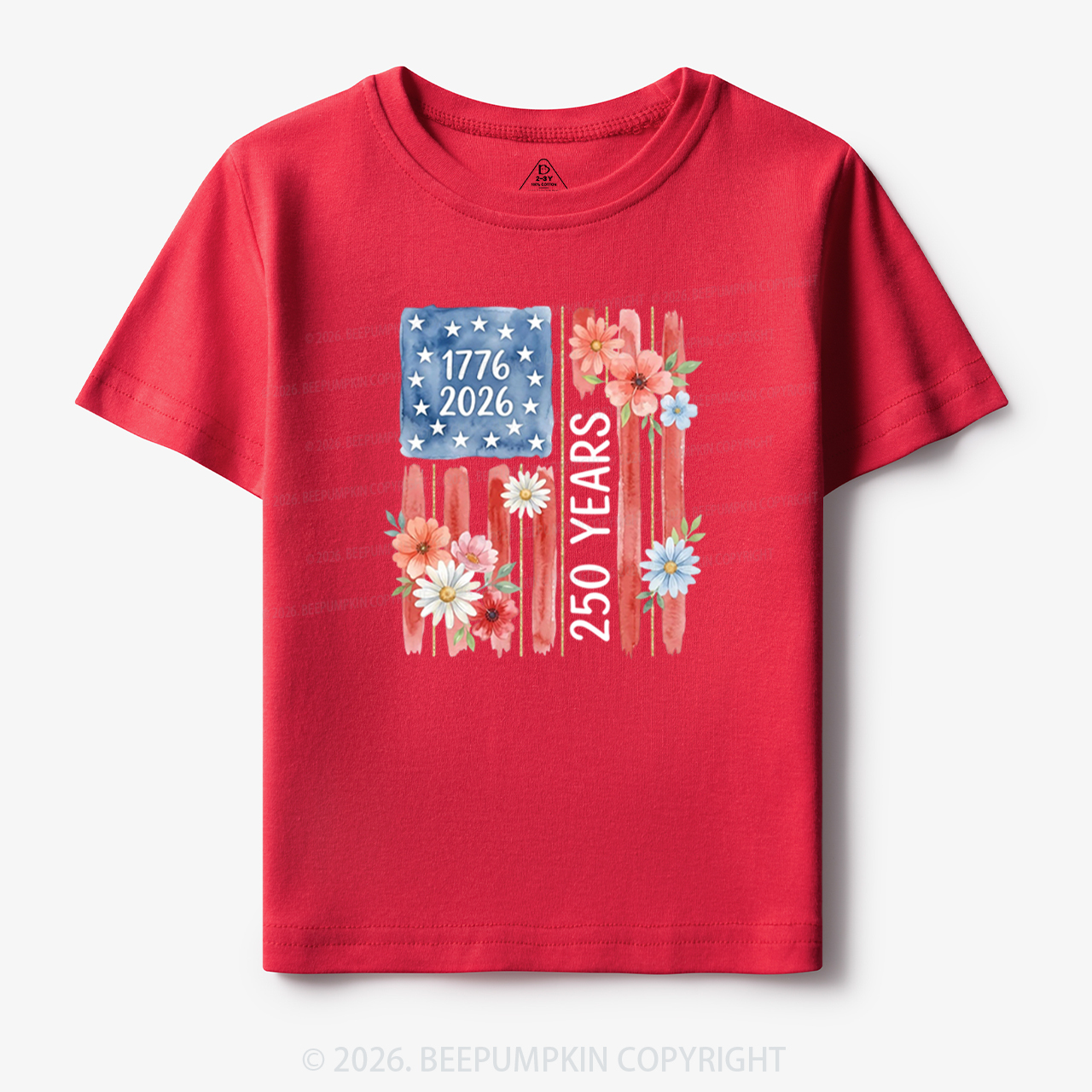 United States of America 250th Patriotic Flag Toddler&Kid's Tees