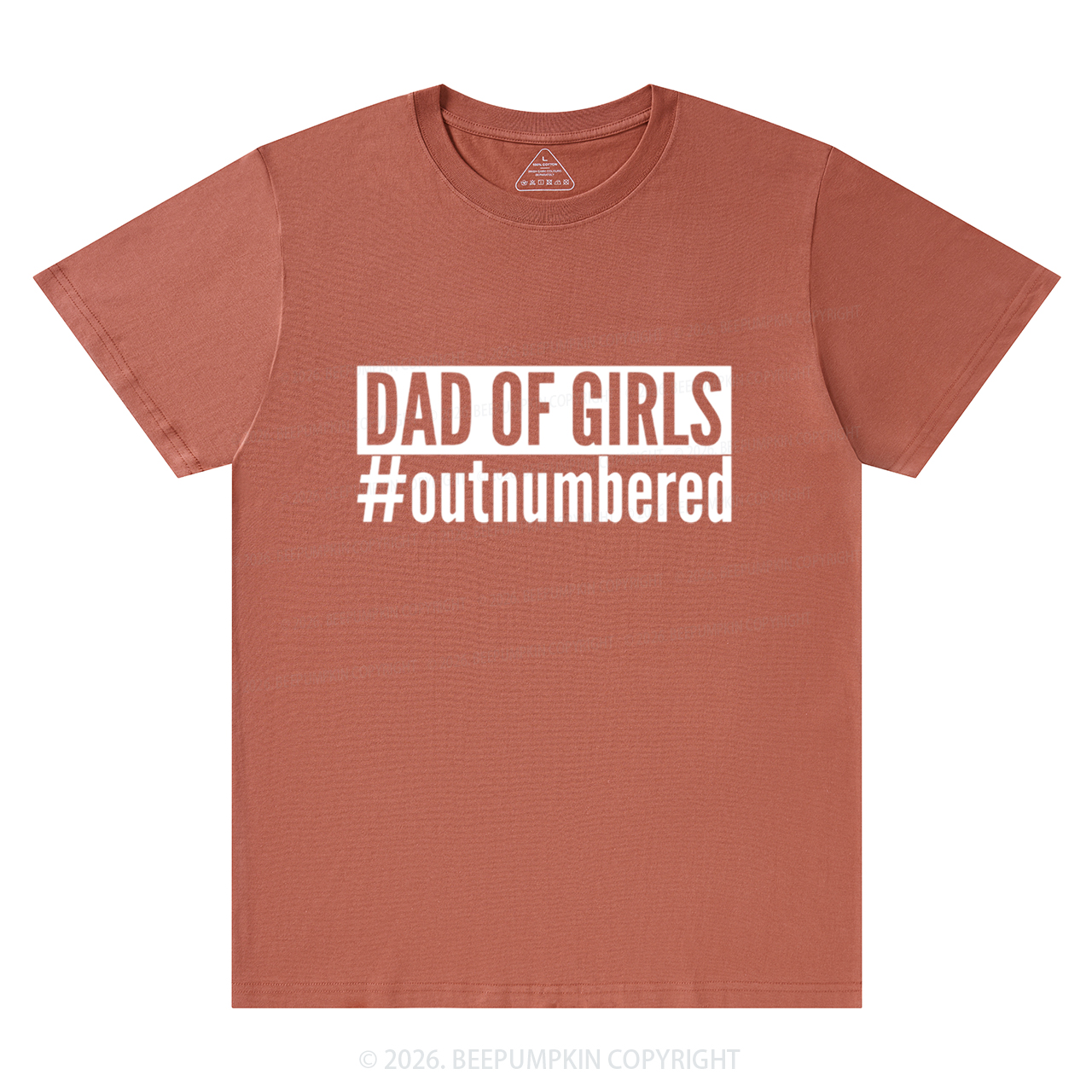 Dad Of Girls Outnumbered T-Shirts