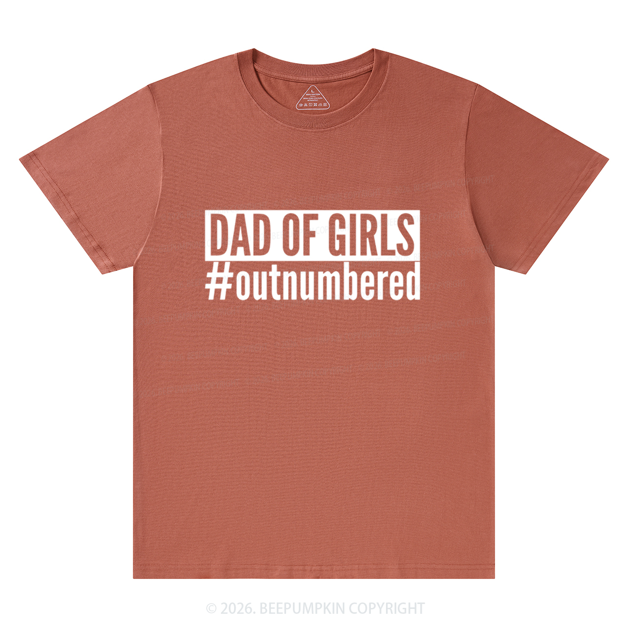 Dad Of Girls Outnumbered T-Shirts