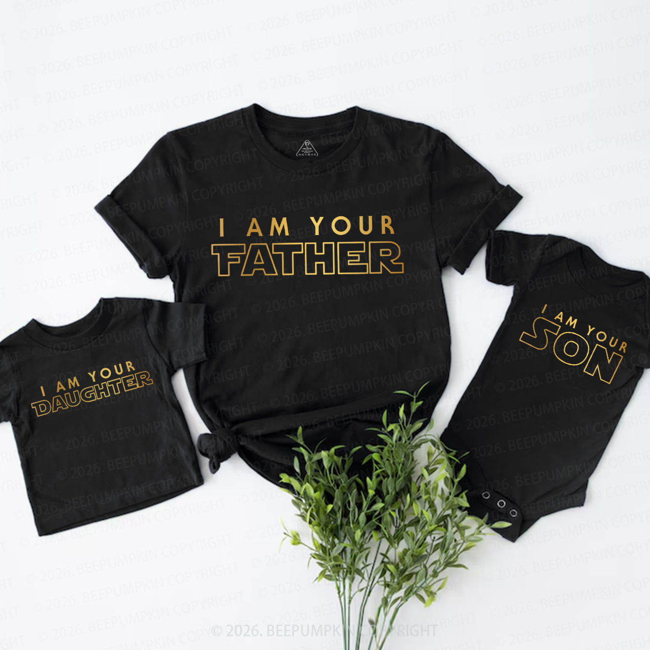 I Am Your Father Your Son Your Daughter Dad&Me Matching Shirts