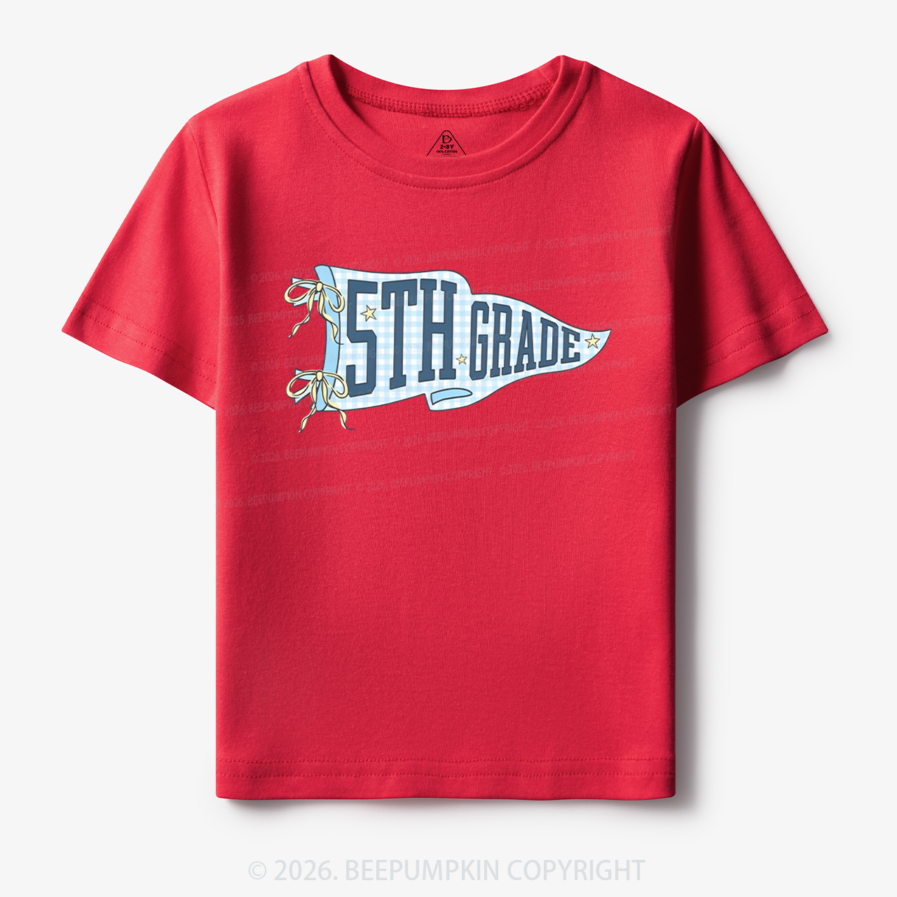 Personalized Pennant Grade Level Team Toddler&Kid's Tees
