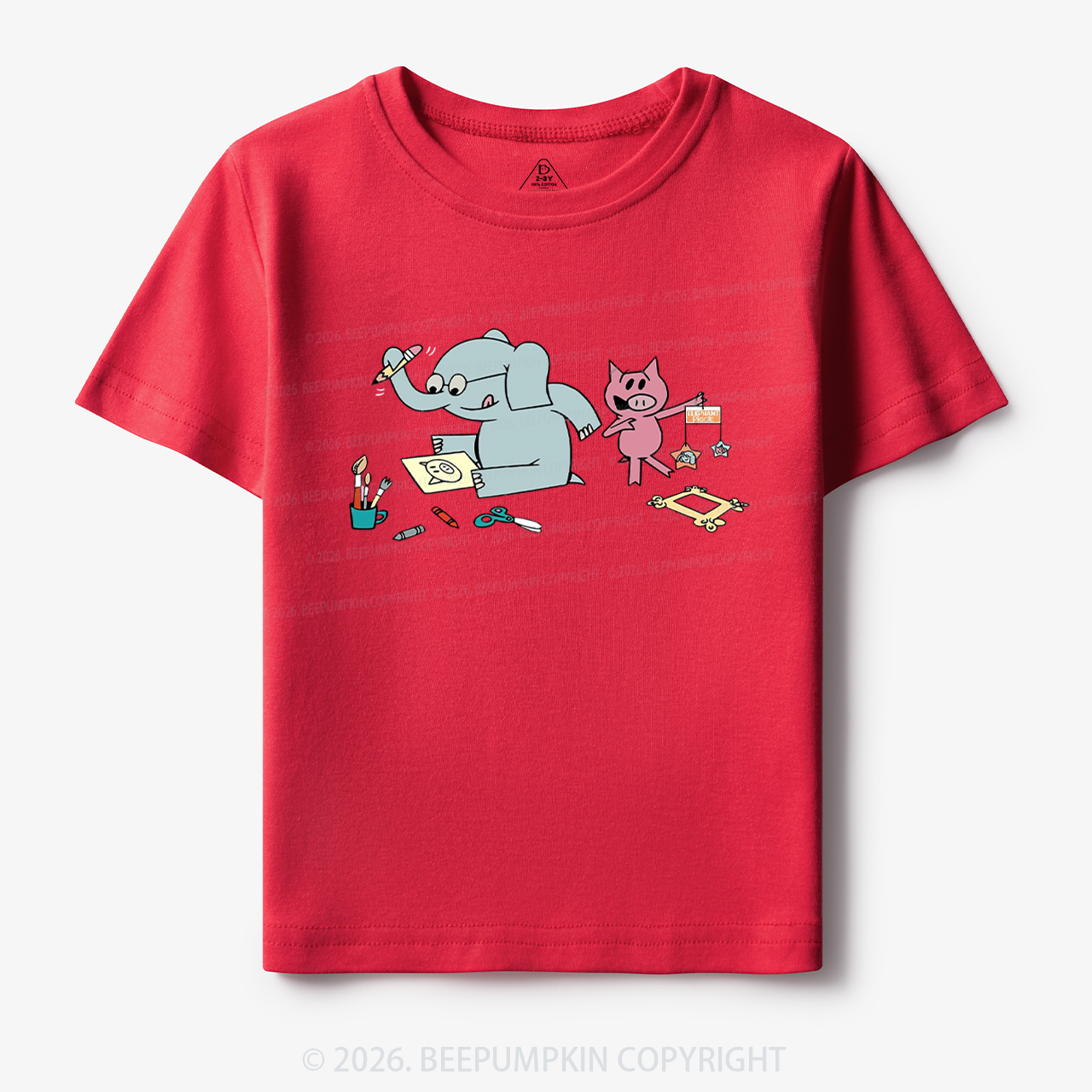 Elephant and Piggie Read More Book Toddler&Kid's Tees