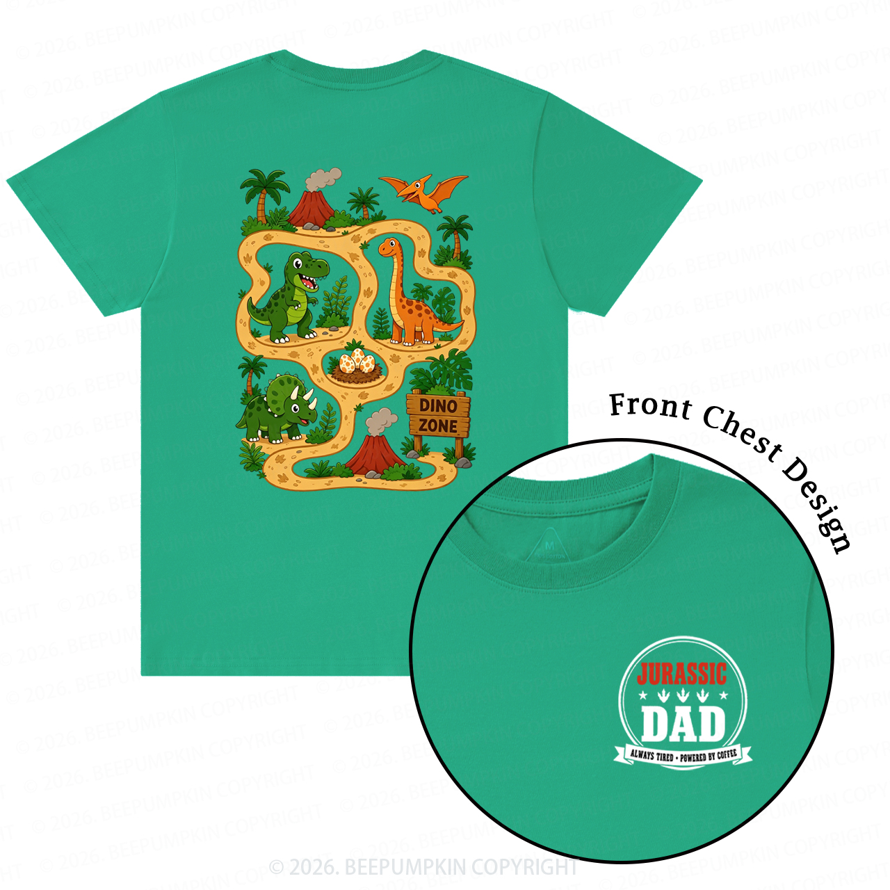 Daddysaurus Fathers Day T-Shirts