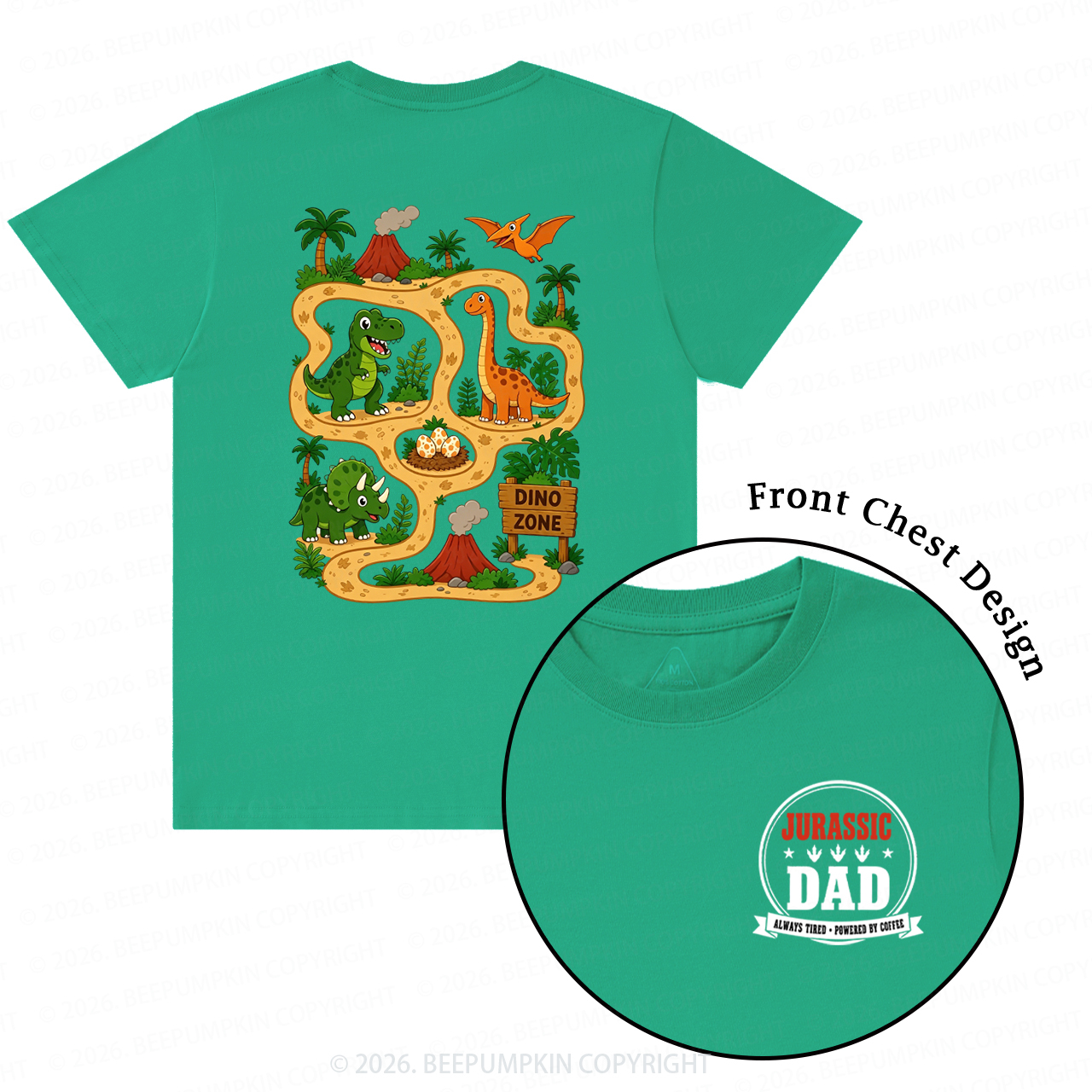 Daddysaurus Fathers Day T-Shirts