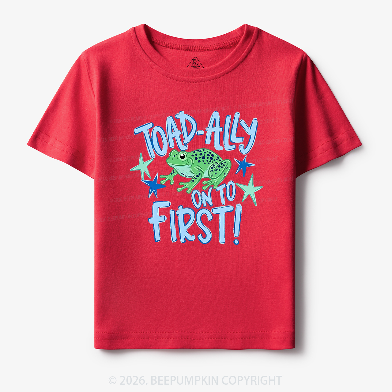 Personalized Toad-ally On To Grade Toddler&Kid's Tees