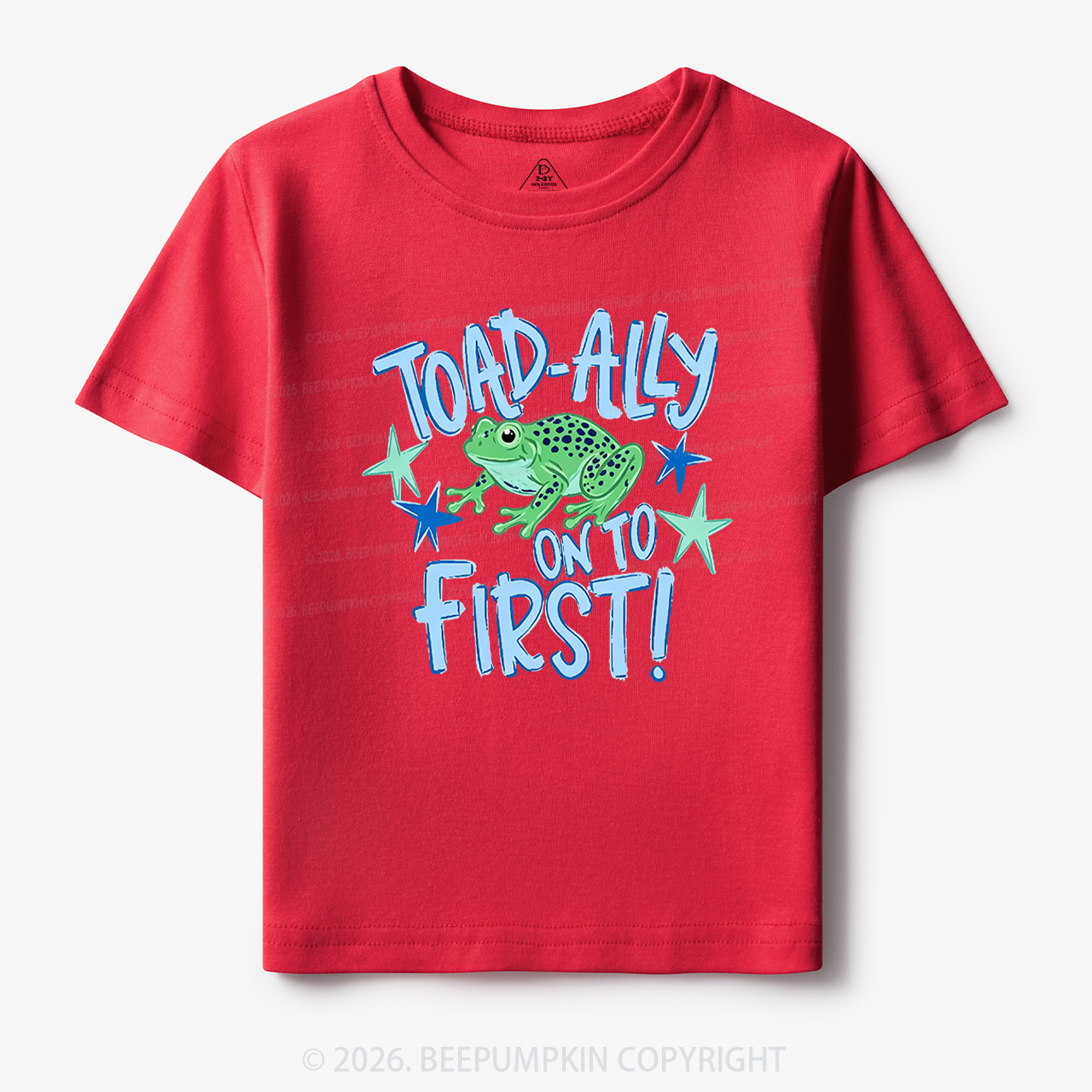Personalized Toad-ally On To Grade Toddler&Kid's Tees