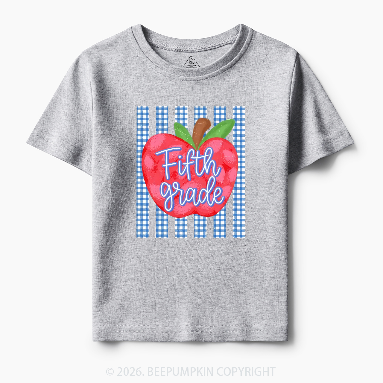 Striped Apple Grade Back To School Toddler&Kid's Tees