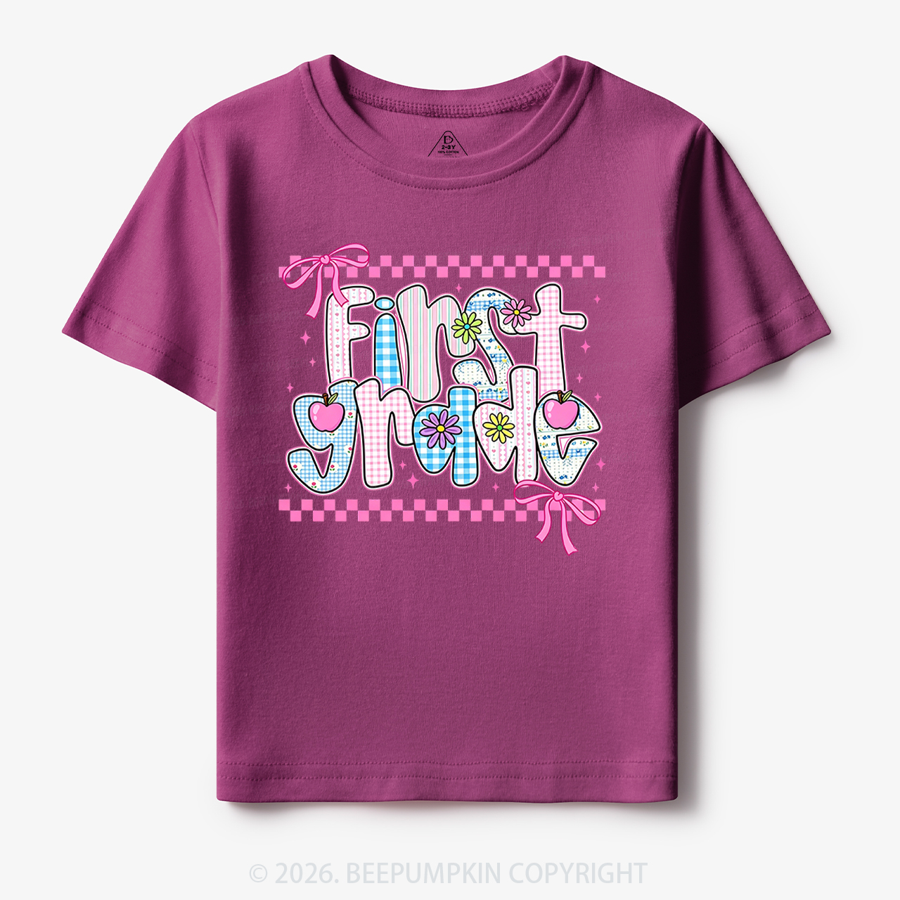 Preppy Floral Pre-k 1st/2nd/3rd/4th/5th Grade Toddler&Kid's Tees