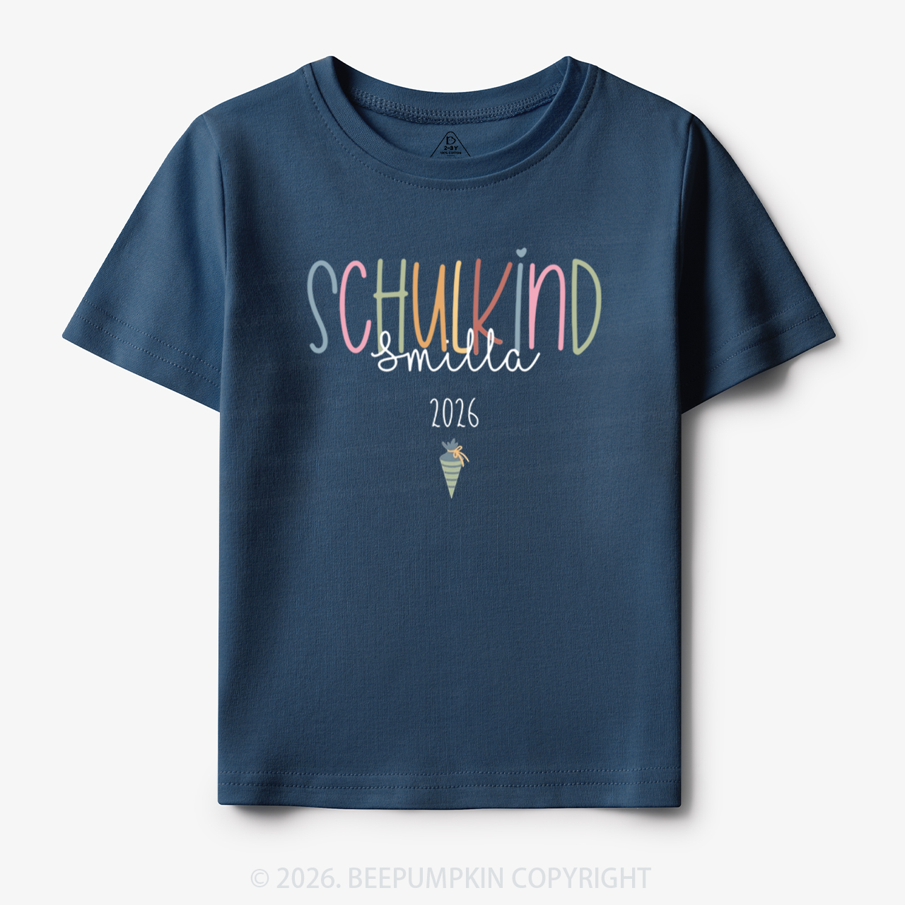 Personalized Pastel Schulkind Name Toddler&Kid's Tees