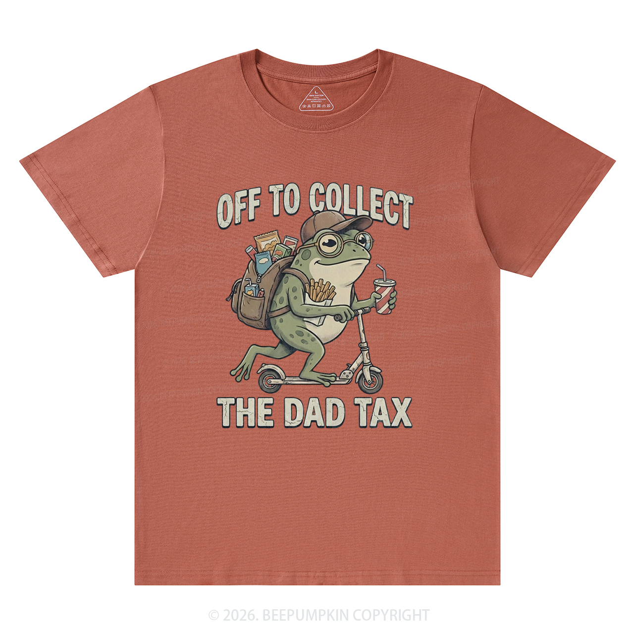 Funny Frog Off To Collect The Dad Tax T-Shirts