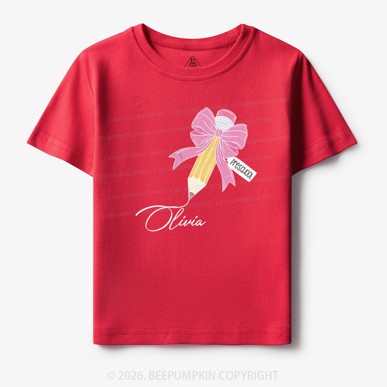 Personalized Preschool Back To School Toddler&Kid's Tees