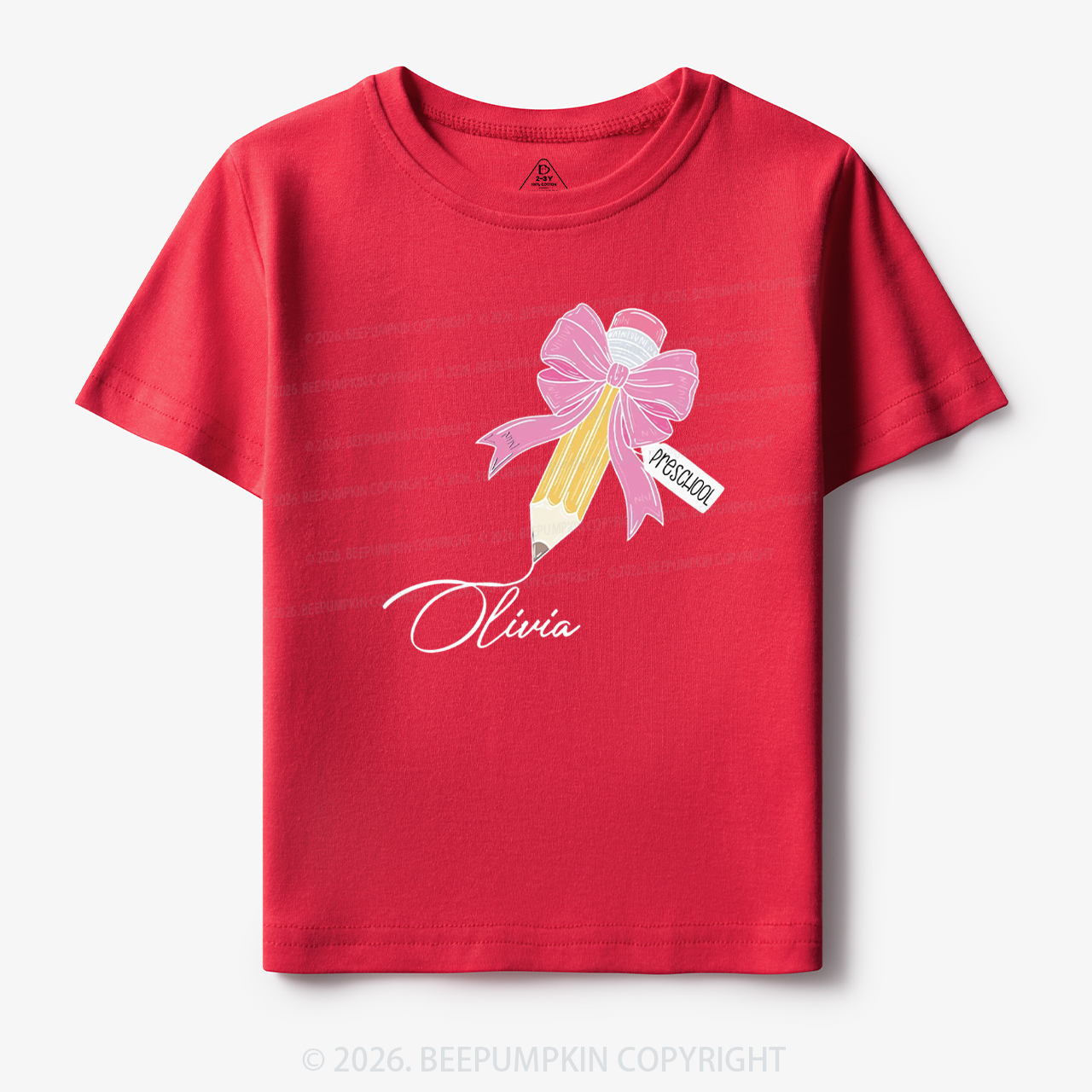 Personalized Preschool Back To School Toddler&Kid's Tees