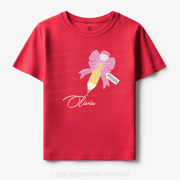 Personalized Preschool Back To School Toddler&Kid's Tees