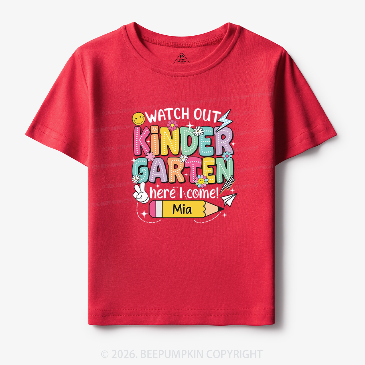 Personalized Watch Out Kindergarten Here I Come Toddler&Kid's Tees