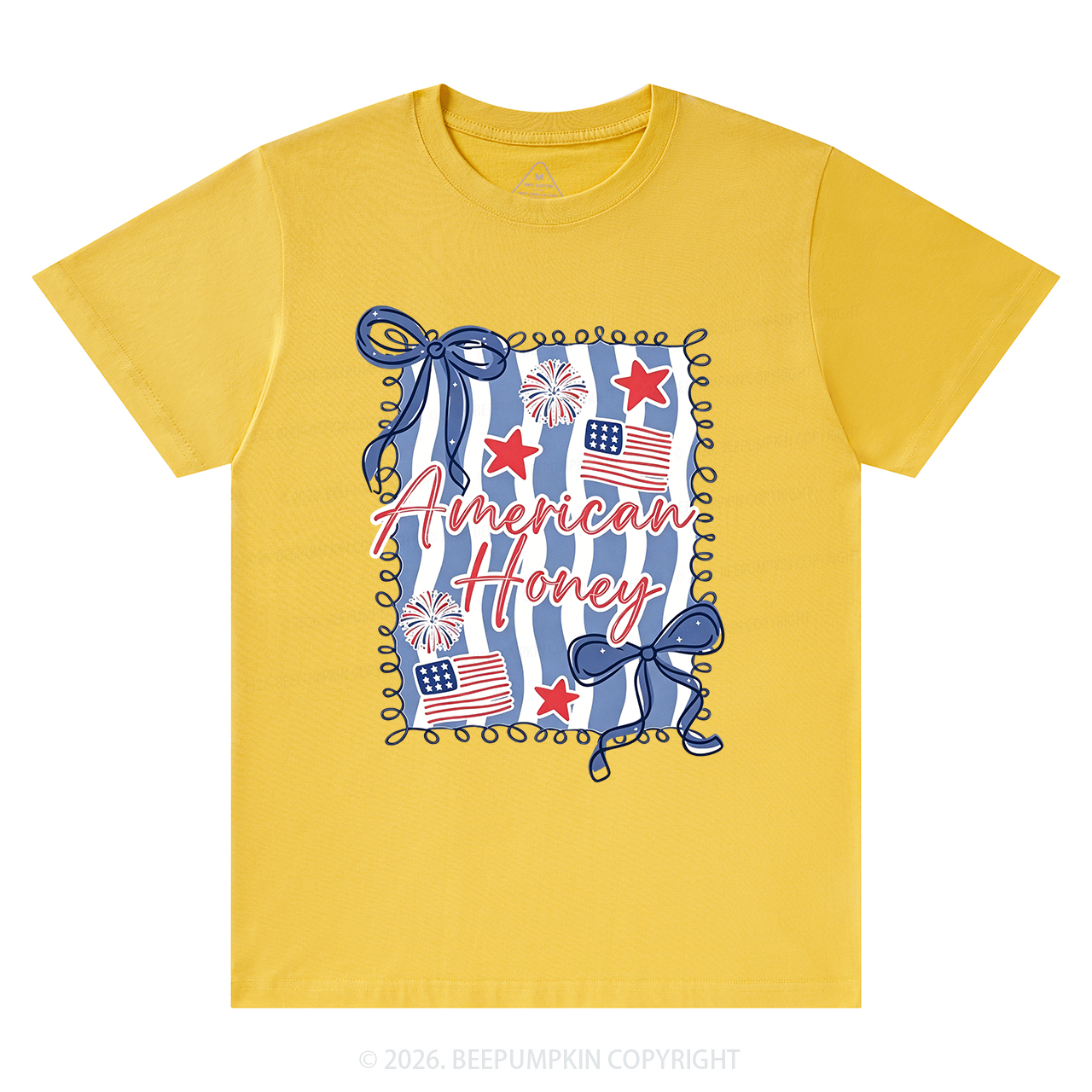 American Honey Flag Bows T-Shirts
