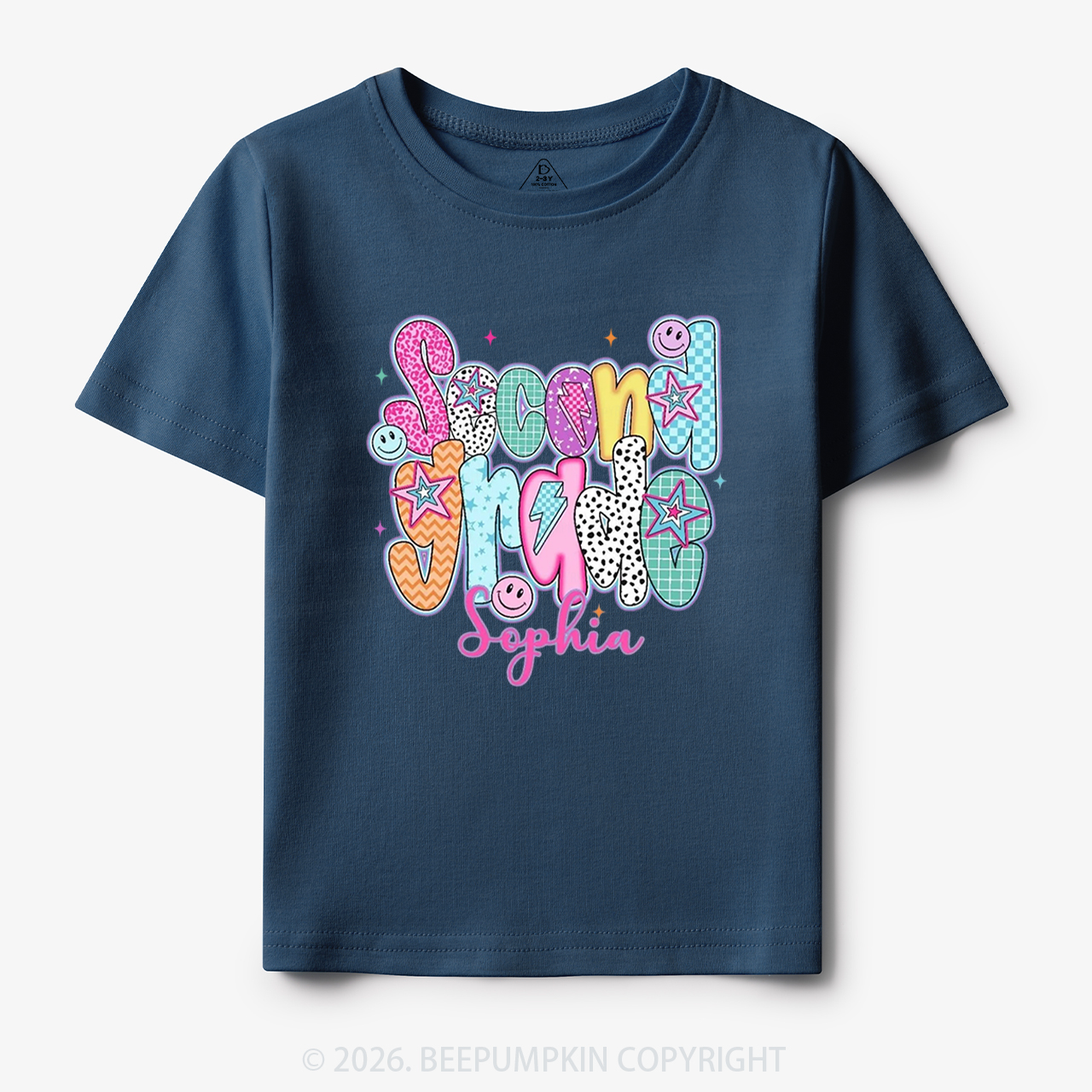 Personalized Retro Grade Back to School Toddler&Kid's Tees
