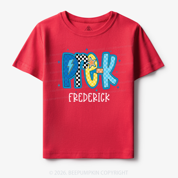 Personalized Prek School Back To School Toddler&Kid's Tees