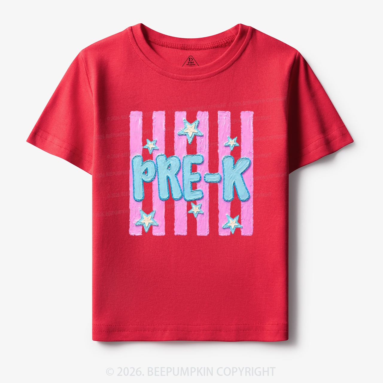 Retro Striped Pre-K Back To School Toddler&Kid's Tees