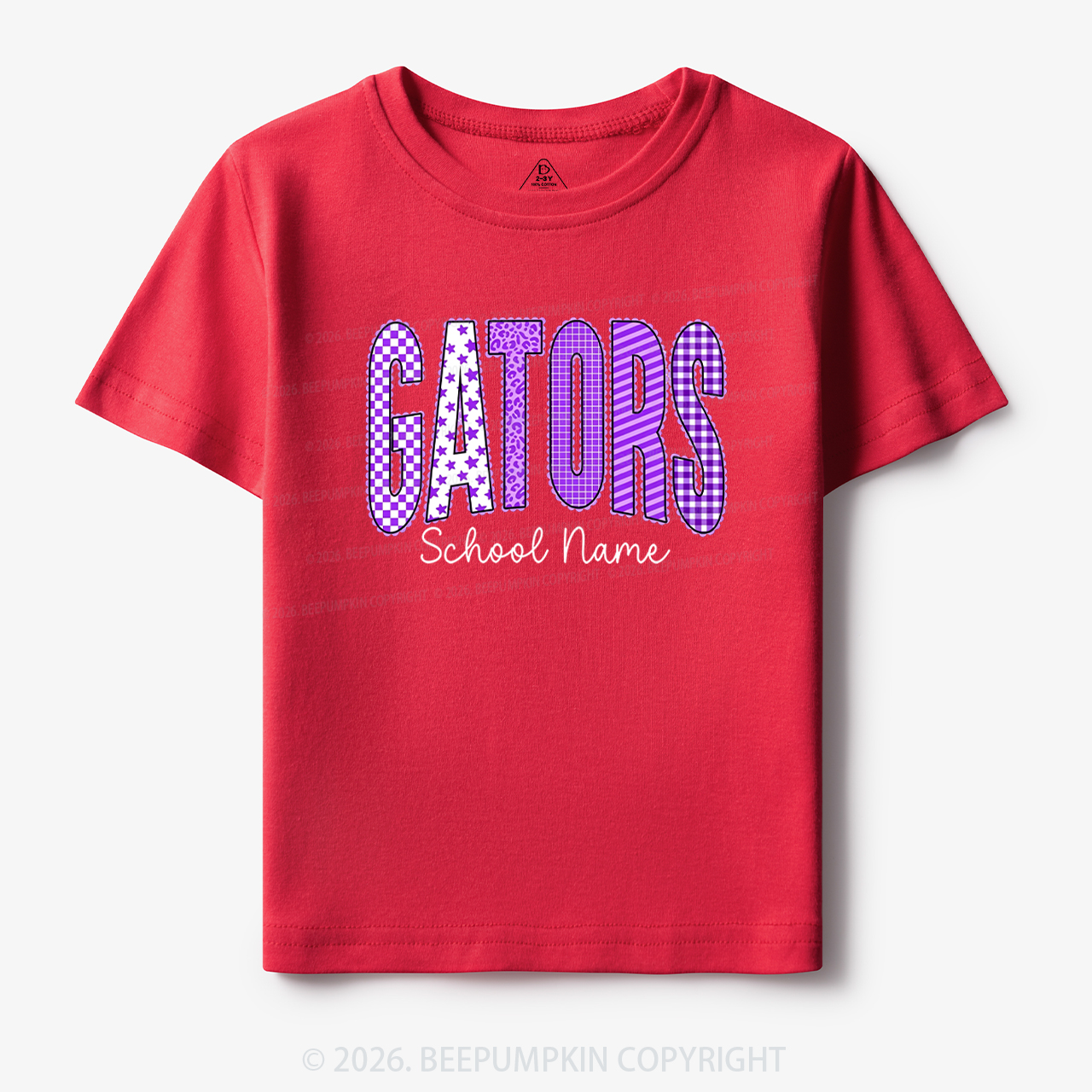 Personalized School Name School Spirit Toddler&Kid's Tees