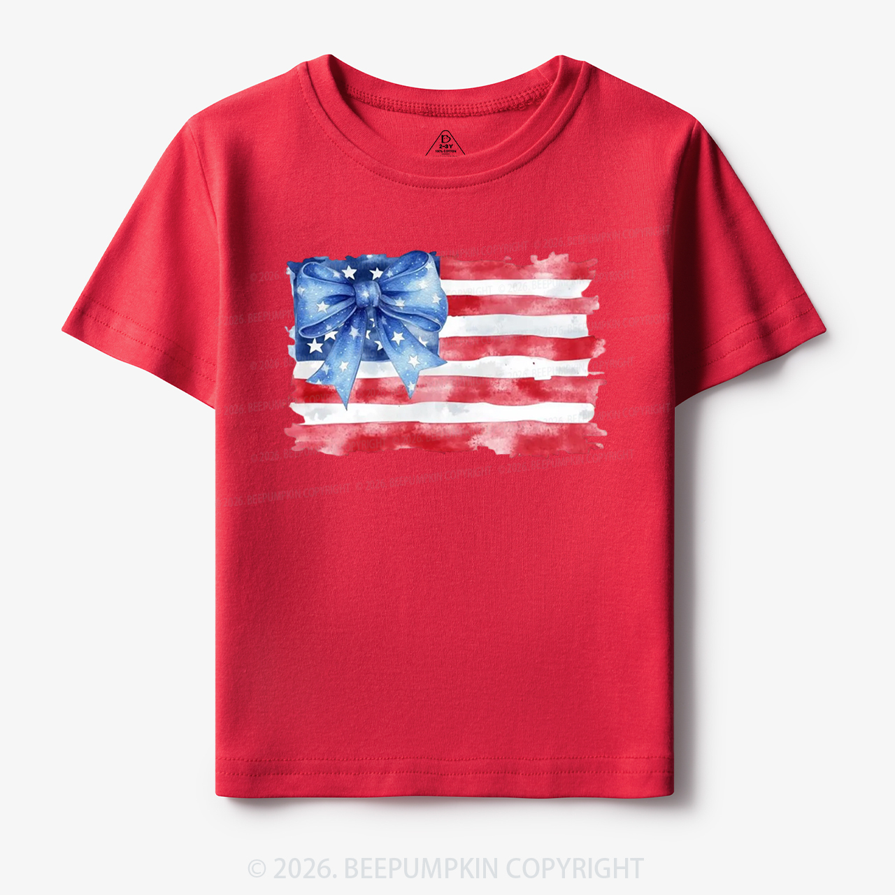 4th of July American Flag Toddler&Kid's Tees