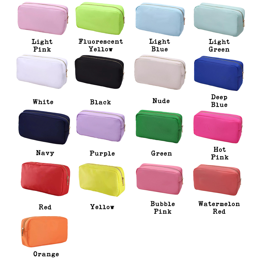 Personalized Patch Makeup Bag