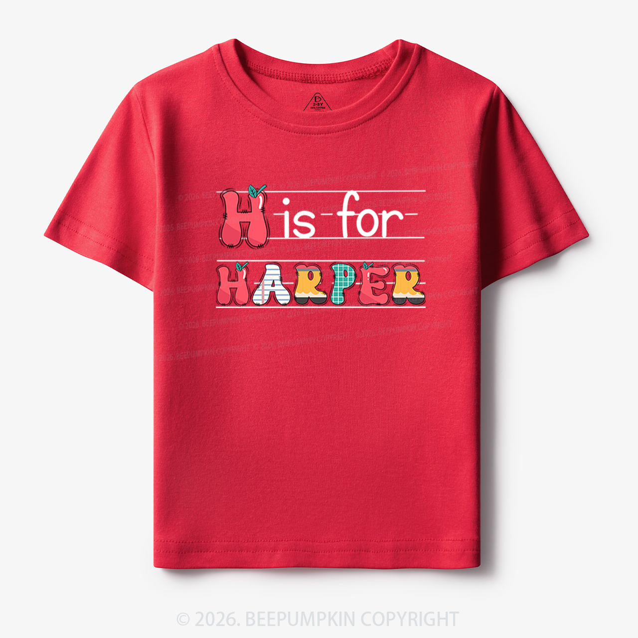 Personalized Kids Name Back To School Toddler&Kids Tees