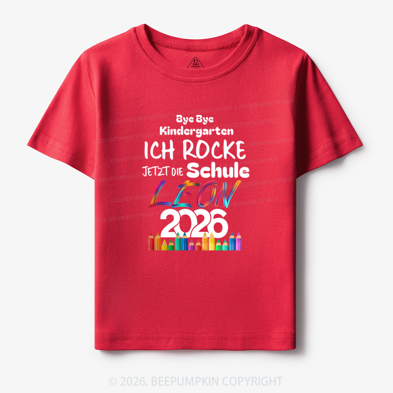 Personalized I Rock School Back To School Toddler&Kid's Tees