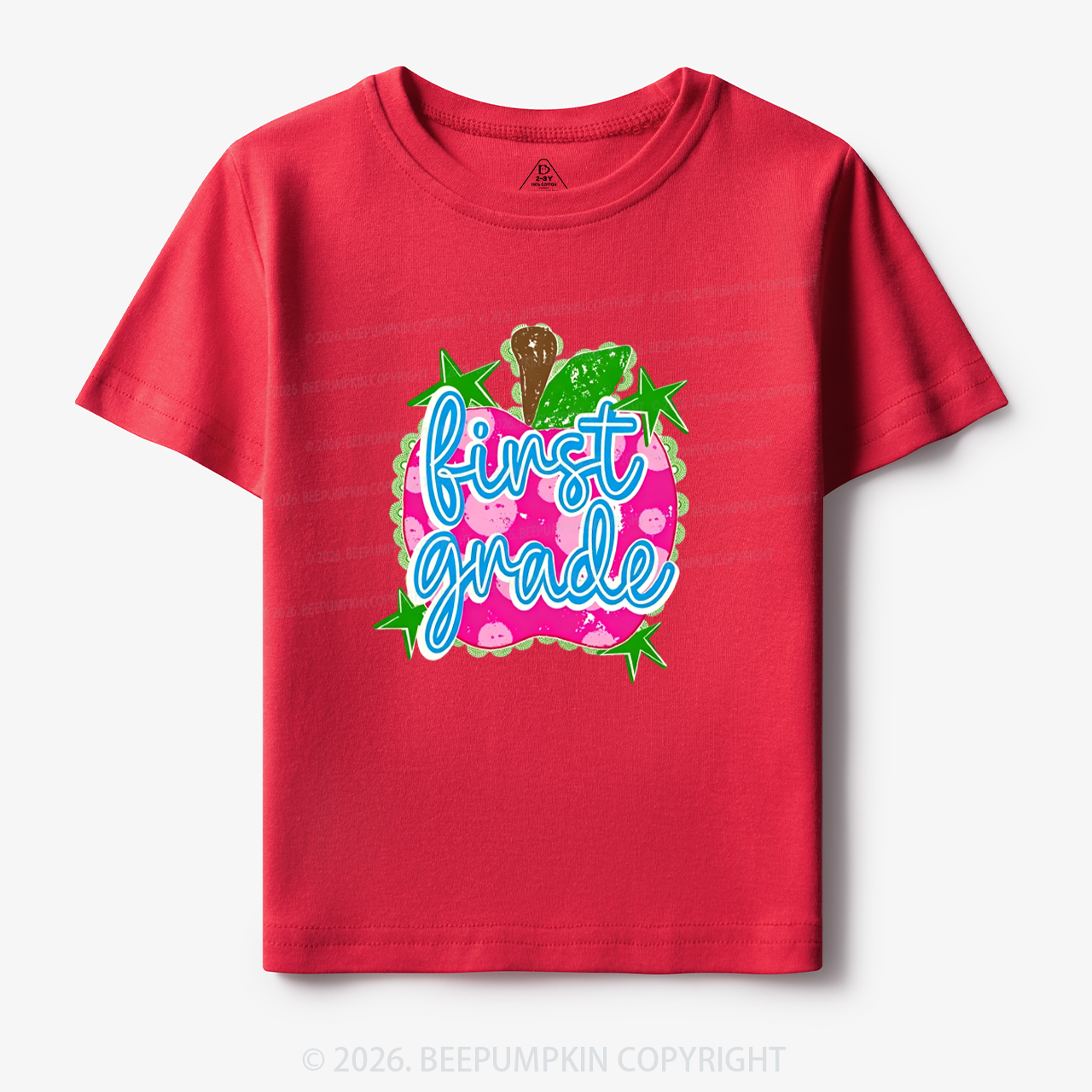 Personalized Polkadots Apple Back To School Toddler&Kid's Tees