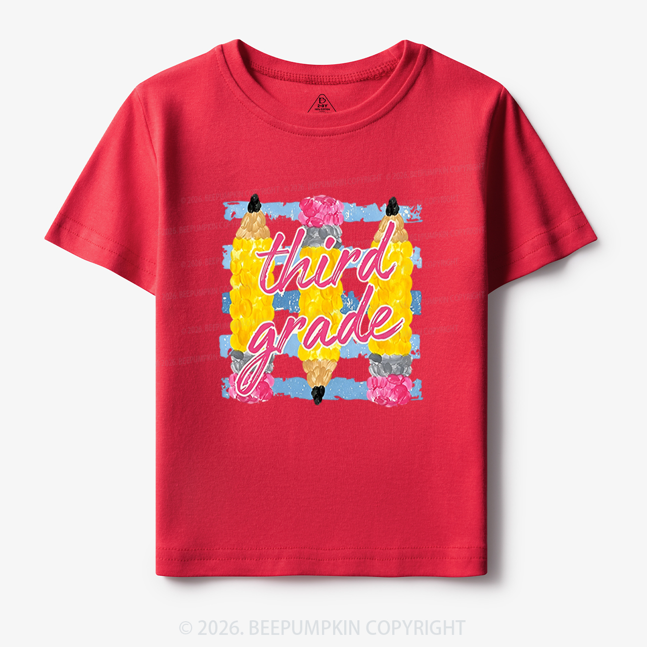 Personalized Grade Colors Stripes Back to School Toddler&Kid's Tees
