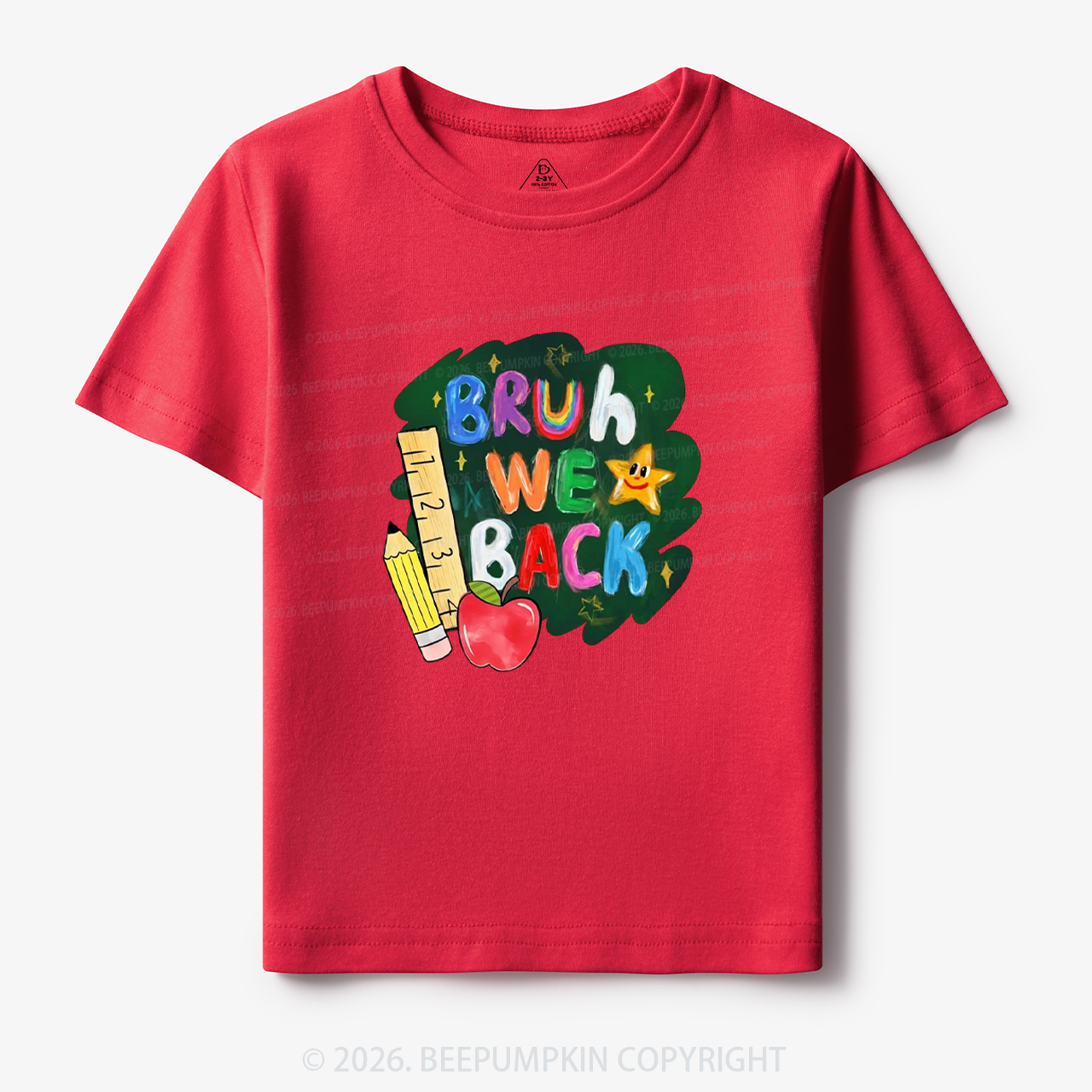 Bruh We Back Funny Back to School Toddler&Kid's Tees
