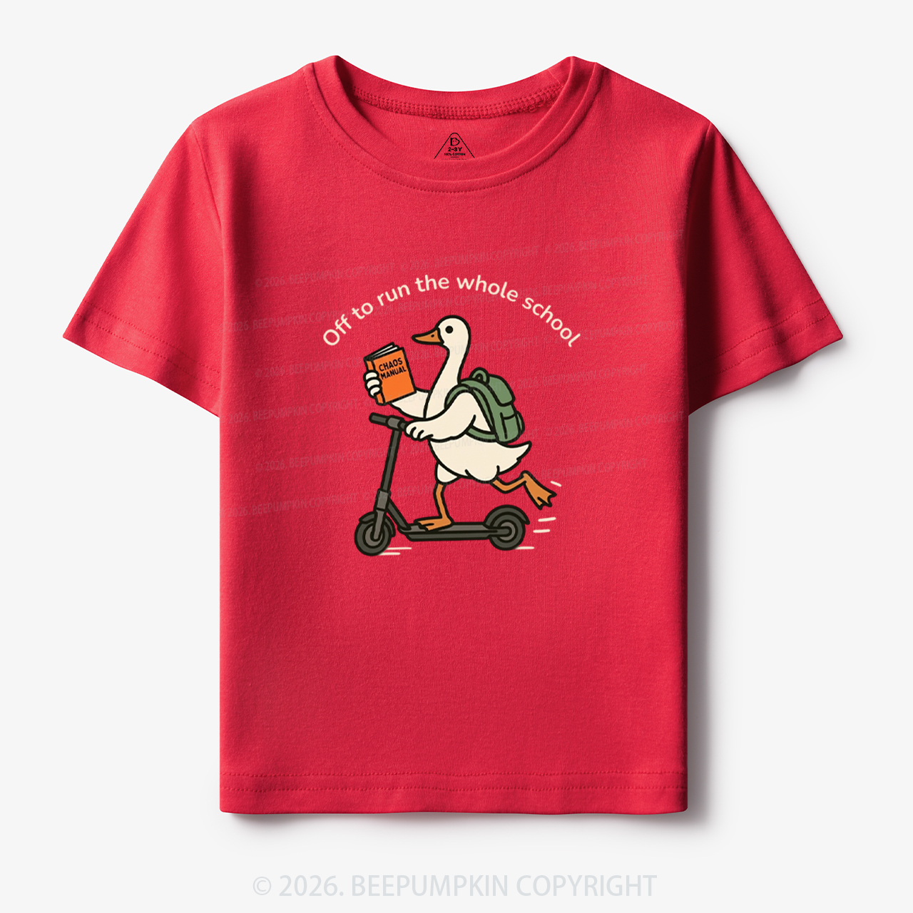 Off to Run the Whole School Funny Back To School Toddler&Kid's Tees